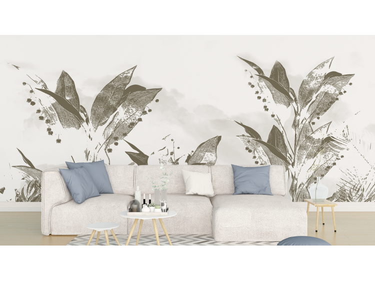 N°103 Papier peint Estampe Floral