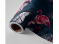 N°106 Papier peint Jungle Tropical & Flamand Rose