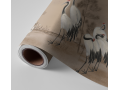 N°145 Papier peint Les grues blanche et rouge