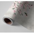 N&deg;152 Papier peint Fleur de ceriser et les moineaux