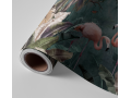 N°155 Papier peint 2 Flamands rose dans la jungle