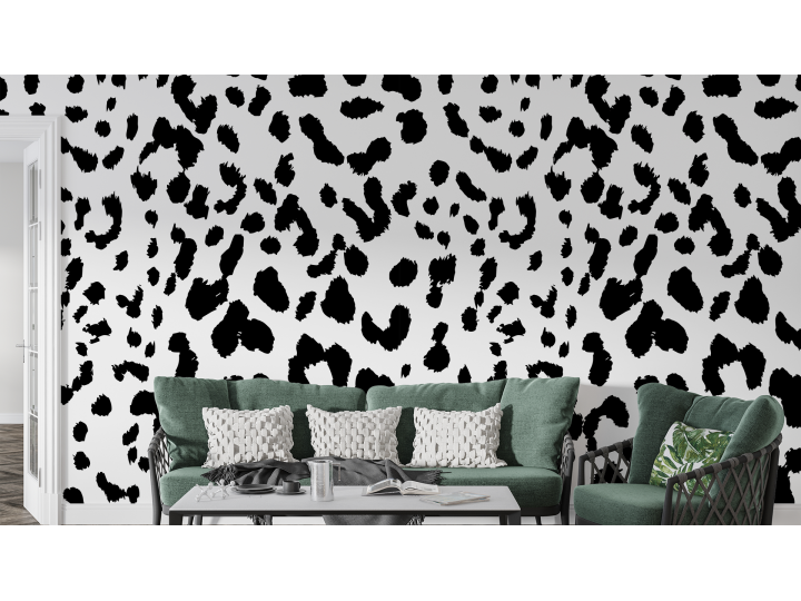 N165 Papier Motif dalmatien