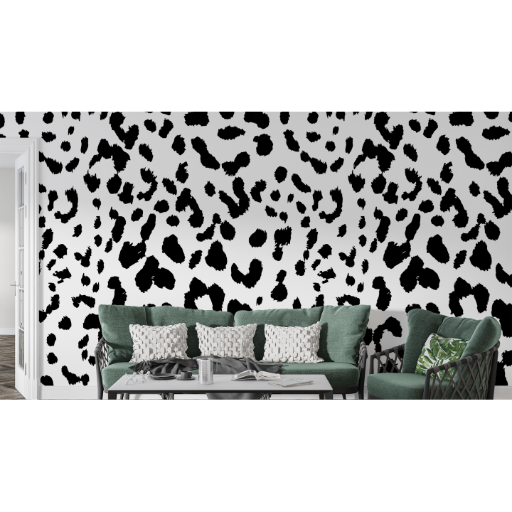 N165 Papier Motif dalmatien