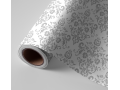 N°169 Papier Peint Ornement végétal gris
