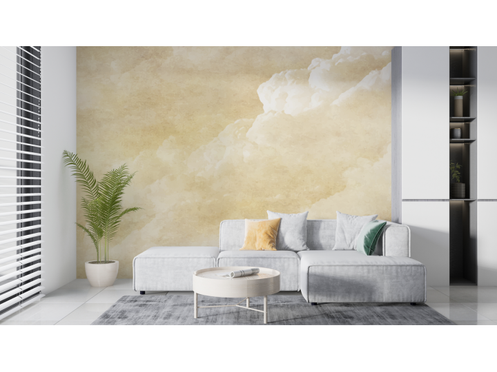 N179 Papier peint Nuages de lumière