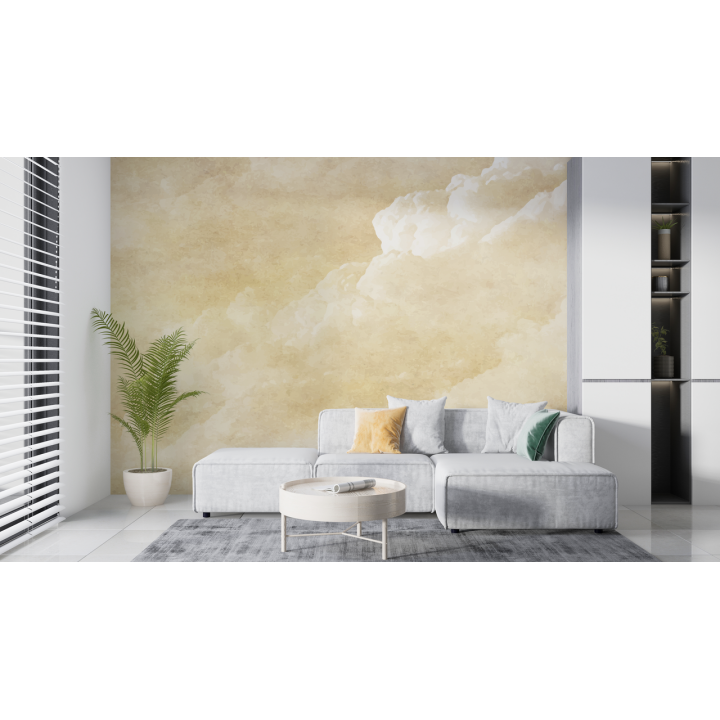 N179 Papier peint Nuages de lumière