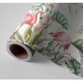 N&deg;188 Papier peint Les toucans et les flamands