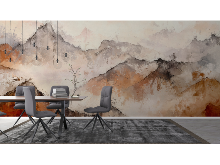 N°191 Papier peint Montagne abstraite