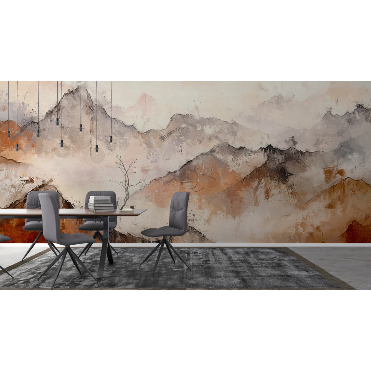 N&deg;191 Papier peint Montagne abstraite