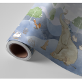N&deg;196 Papier peint L'&eacute;l&eacute;phant et les animeaux