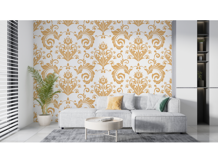 N204 Papier peint Formes graphiques grises