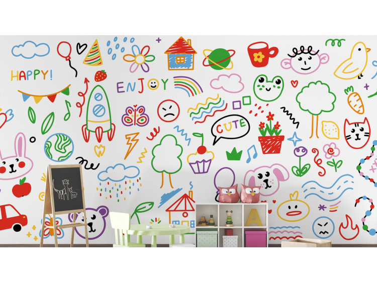 N°205 Papier peint Les petits grafittis