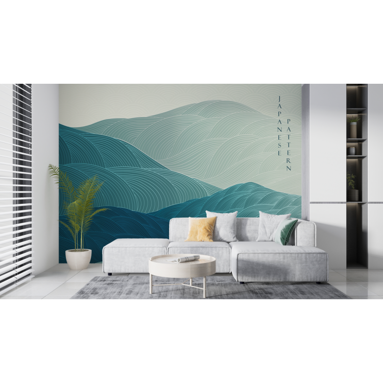 N&deg;218 Papier peint Vagues graphiques