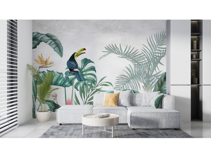 N221 Papier peint Le Toucan
