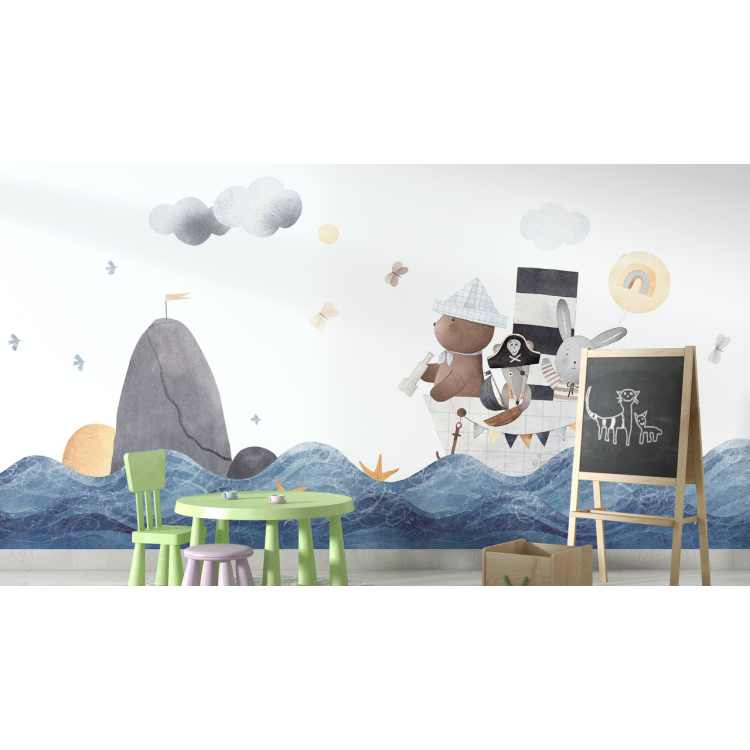 N&deg;223 Papier peint Les petits pirate