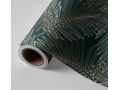 N°226 Papier peint Feuilles de Palmier dorées