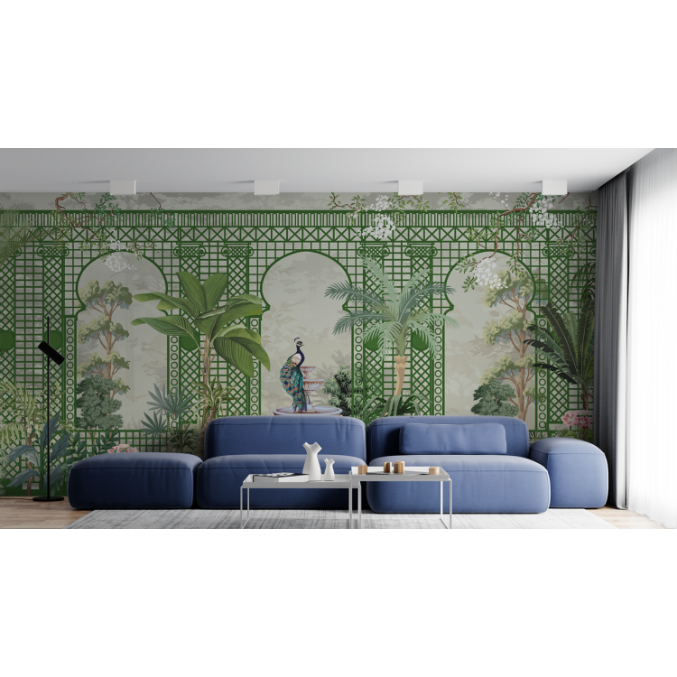 N&deg;236 Papier peint Le monde tropicale