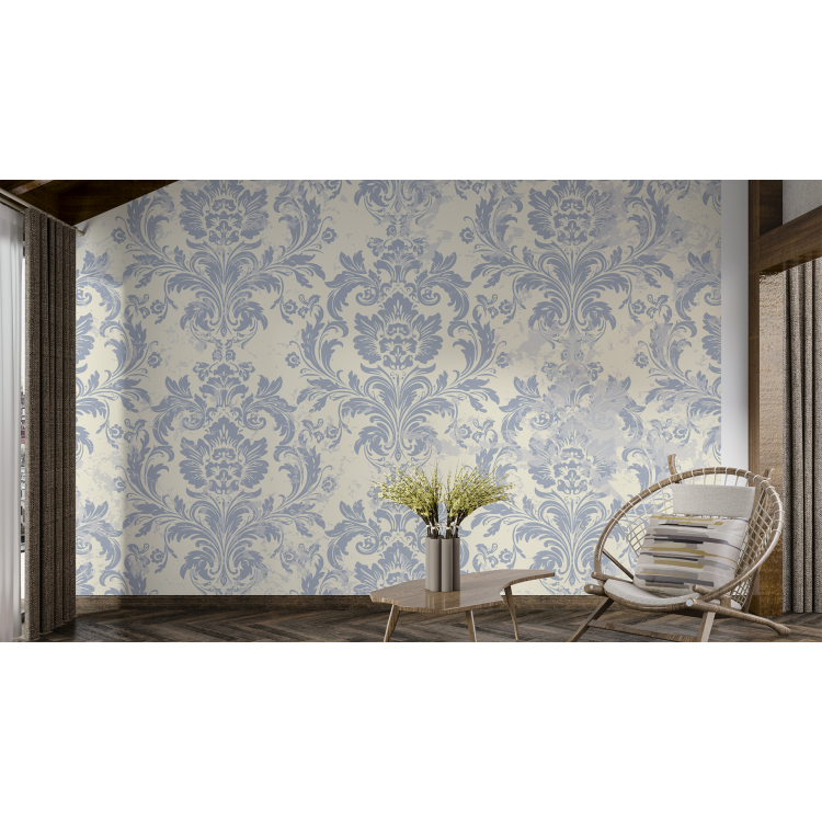 N&deg;239 Papier peint D&eacute;cor floraux textur&eacute;