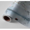 N&deg;244 Papier peint Branche fleurie et les montagnes