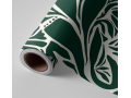 N°255 Papier peint Motifs Floraux Vertes
