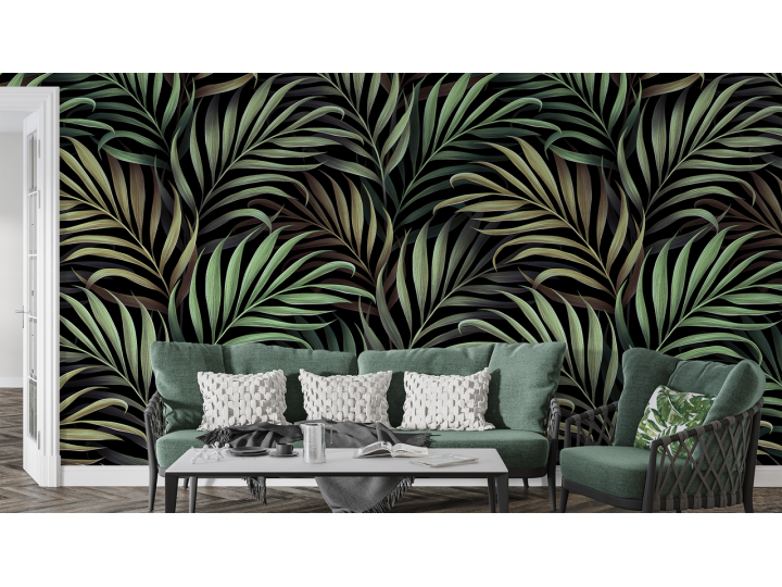 N75 Papier peint Motif Floral