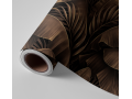 N°77 Papier peint Grandes feuilles en bronze