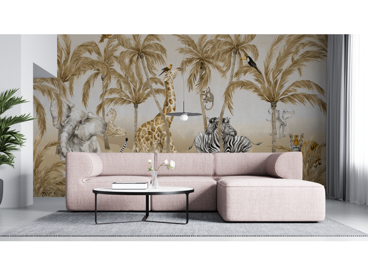 N85 Papier peint Animeaux dAfrique  Savane