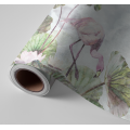 N&deg;90 Papier peint Flamand Rose &agrave; l'Aquarelle