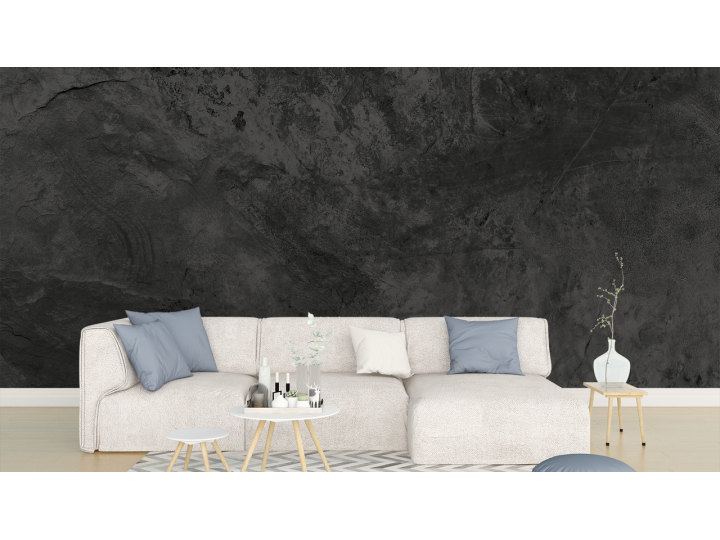N94 Papier peint Ardoise Gris  Noir