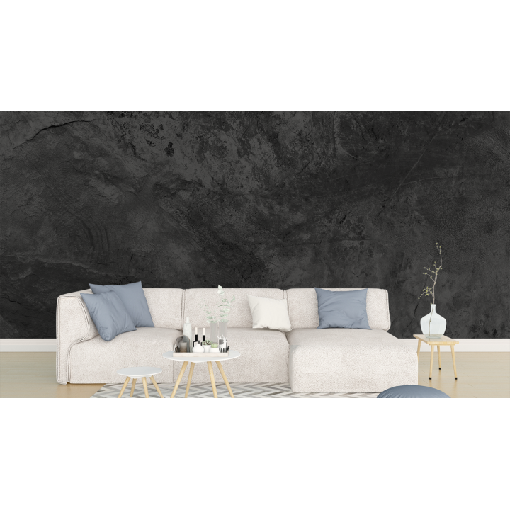 N94 Papier peint Ardoise Gris  Noir