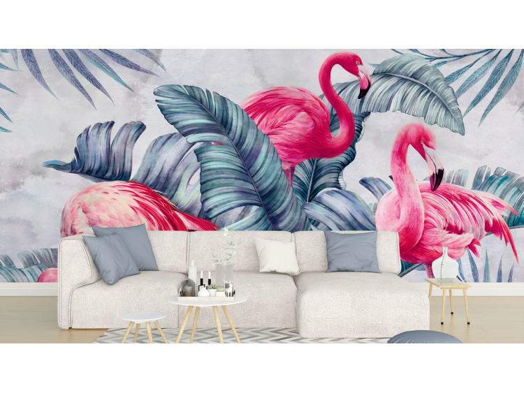 N°99 Papier peint Flamand Rose Vif