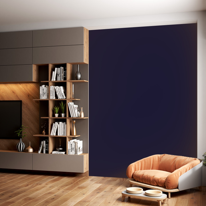 Papier peint bleu marine Sofia N20