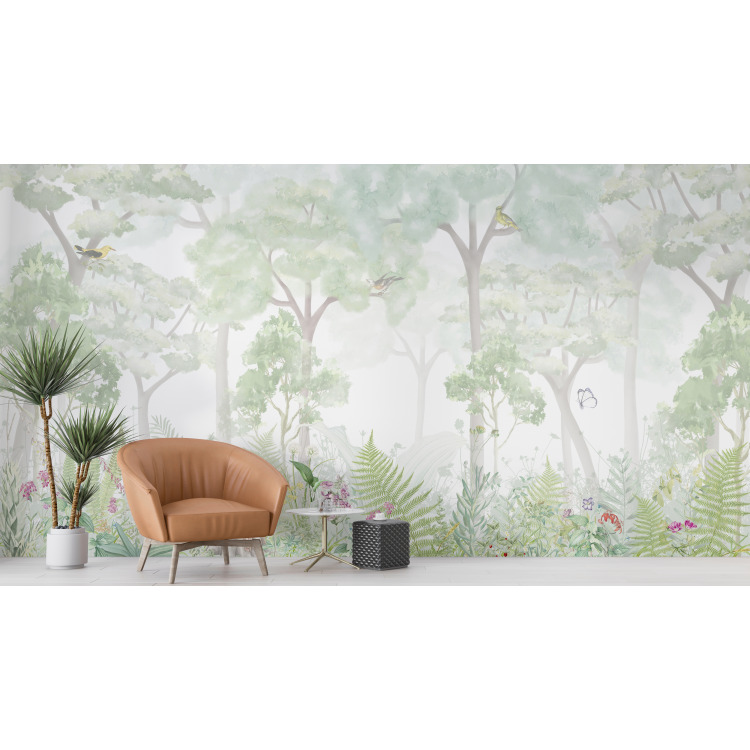 Papier peint for&ecirc;t enchant&eacute;e N&deg;58