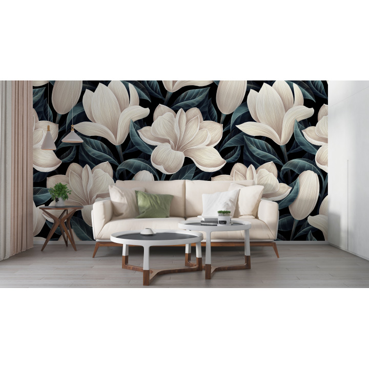 Papier peint intissé magnolia N51