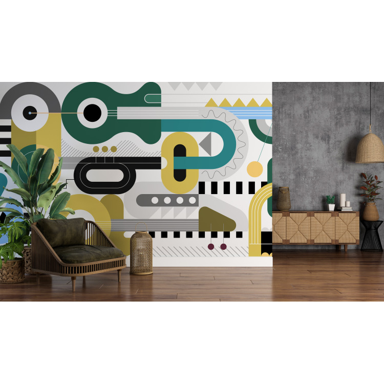 Papier peint jazz vibrant