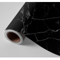 Papier peint marbre noir et blanc N&deg;68