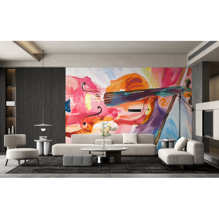 Papier peint m&eacute;lodie mural