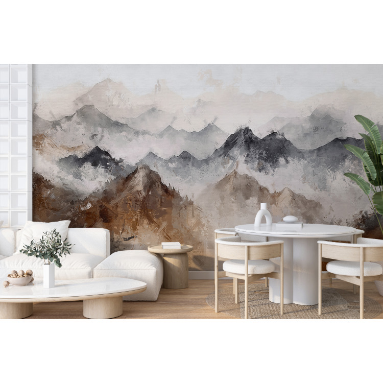 Papier peint montagnes aquarelles N&deg;72