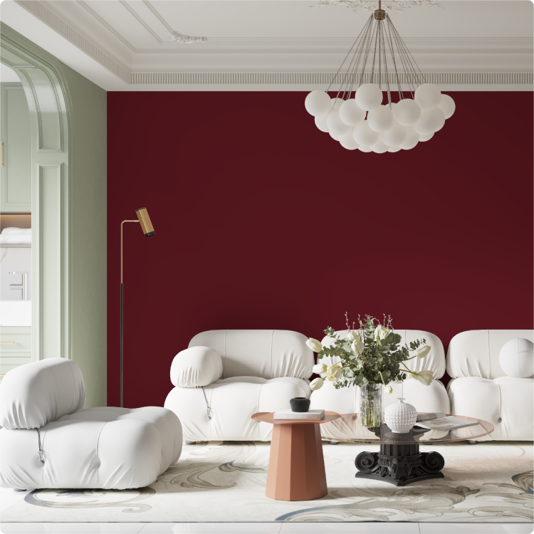 Papier peint N&deg;17 - Bordeaux intense