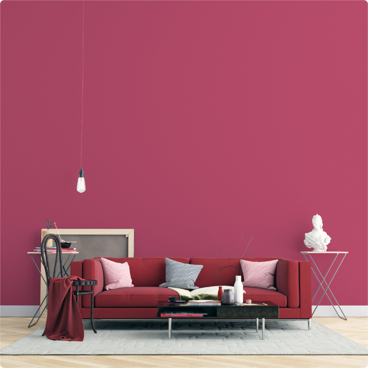 Papier peint N&deg;41 - Rose framboise