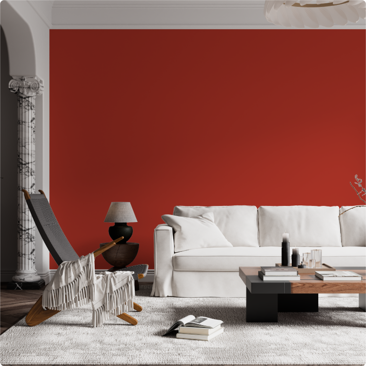 Papier peint N&deg;45 - Rouge intense