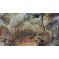 Papier peint panoramique N&deg;141 - Jardin du Paon