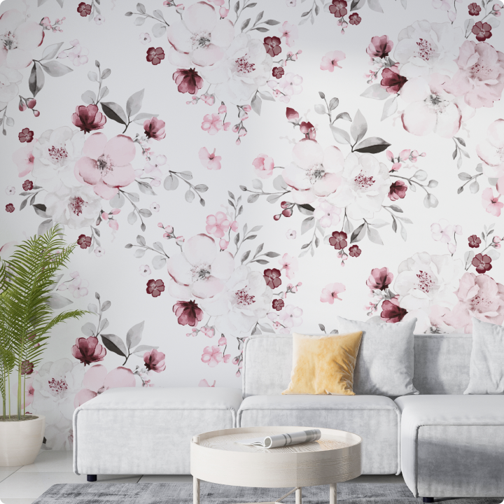 Papier peint panoramique N167  Rêve florale