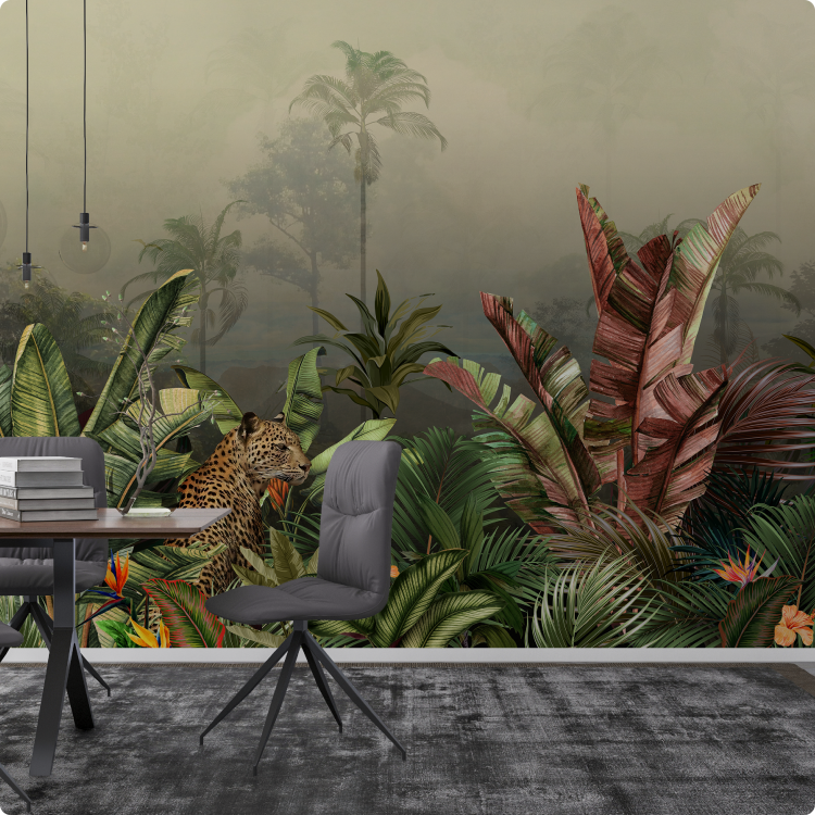 Papier peint panoramique N&deg;194 - Jungle Luxuriante