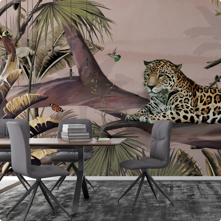 Papier peint panoramique N&deg;197 - Jungle Majestueuse