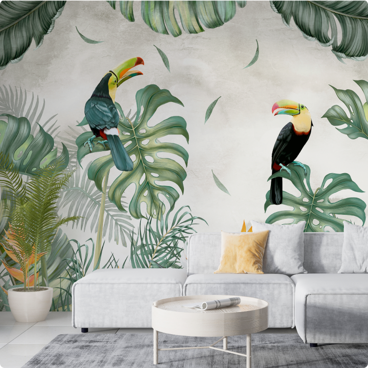 Papier peint panoramique N&deg;202 - Paradis des Toucans