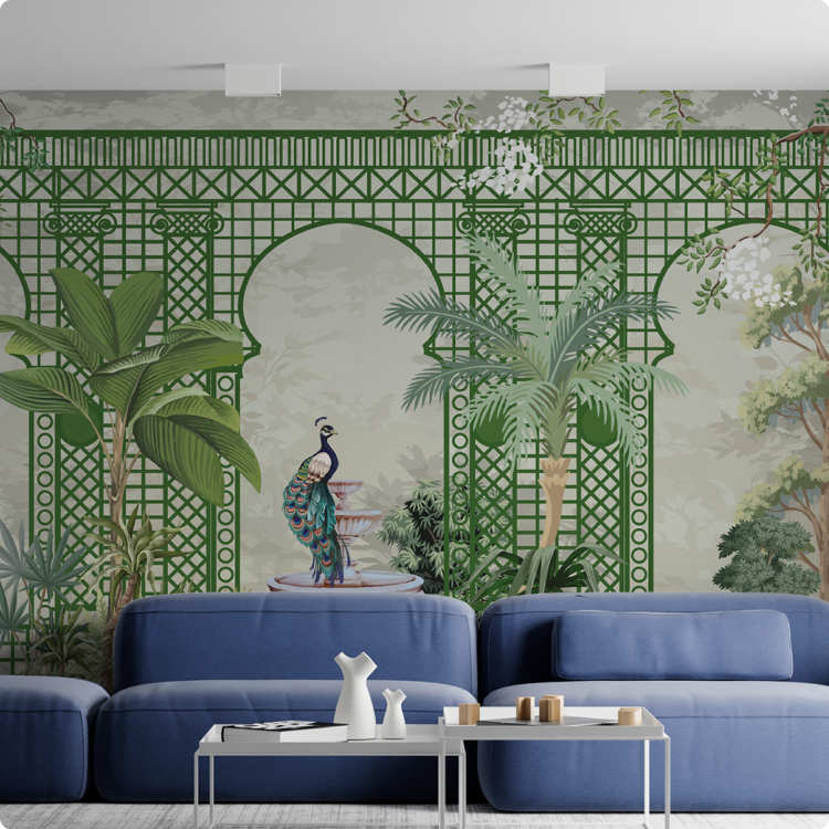 Papier peint panoramique N&deg;203 - Le Jardin Royal