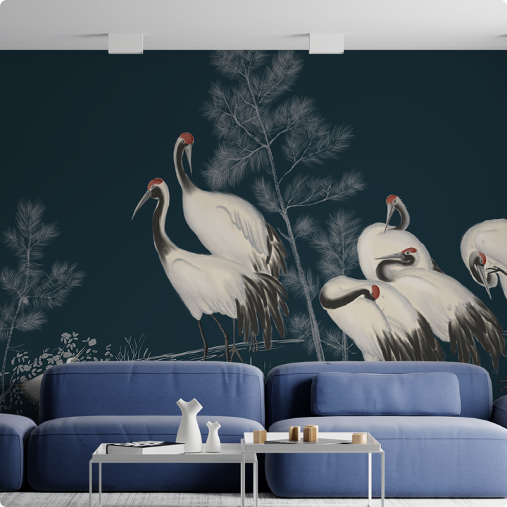 Papier peint panoramique N246  Le Jardin de Minuit