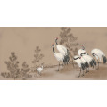 Papier peint panoramique N&deg;251 - Jardin des Grues