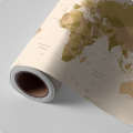 Papier peint panoramique N&deg;259 - Continents Dor&eacute;s